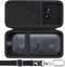 co2CREA Hard Case for Anker Soundcore Motion 300 Wireless Hi-Res Portable Speaker, Black Protective Case