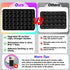 sicitu (2pcs-Transparent) Silicone Sticky Phone Grip, Adhesive Suction Cup Phone Case Mount, Phone Grip with Strong