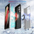 Anqrp Galaxy S21 Ultra Case 5G, 360° Metal Ring Military Grade Protection Phone Case with Heat Dissipation, Silver