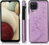 Asuwish Samsung Galaxy A12 Phone Case with Tempered Glass Screen Protector, Card Holder Wallet Cover, Flip Leather,