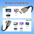 8K 1M/3.3FT, 8K@60Hz, 4K@120Hz, RIIEYOCA Mini HDTV to HDTV Adapter Cable, Supports Compatible with Laptop, TV