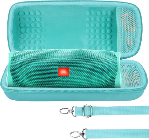 Hard Case Compatible with JBL Charge 5 Charge 4 Waterproof Bluetooth Speaker (Teal Case)