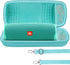 Hard Case Compatible with JBL Charge 5 Charge 4 Waterproof Bluetooth Speaker (Teal Case)
