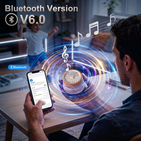 Topadorn 15W Magnetic Bluetooth Speaker with Wireless Charger & Phone Stand, Portable HD Sound Speaker