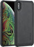molzar MAG Series Case for iPhone Xs Max, Built-in Metal Plate for Magnetic Mount, Black
