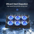Laptop Cooling Pad, Gaming Laptop Cooler with 6 Quiet Fans, Fits 12-17 Inch Laptop, USB Powered, 7 Adjustable Height