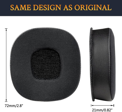 SOULWIT Cooling-Gel Replacement Ear Pads for Marshall MID ANC Bluetooth Headphone, Earpads with Noise Isolation Foam