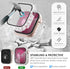 Surace 2 in 1 Bling Waterproof Case for Apple Watch Series 6 5 4 SE, Lace Edge Diamond Protective Bumper Cover, 40mm