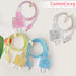 Luxury Cable Protector for iPhone Charger, Clear Wave Edge Glitter Design, USB Case Wire Saver for iPhone XR 8 11 12 13