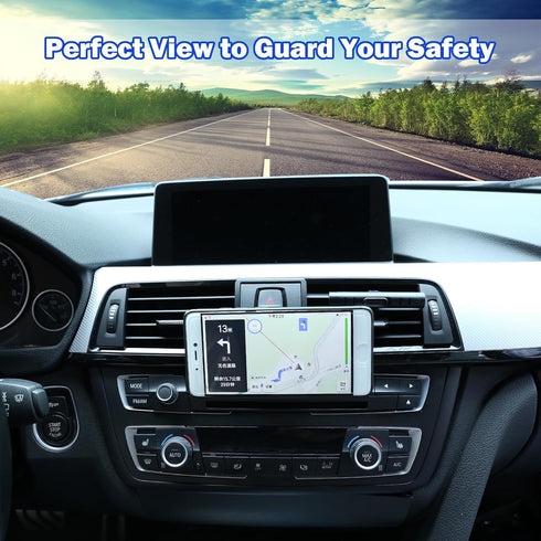 LLKUANG Car Mobile Phone Mount - Compatible with BMW 3 4 Series, 360-Degree Rotary Cell Phone Holder