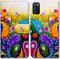 Case for Samsung Galaxy A02s, Colorful Dragonfly Leather Flip Phone Wallet Cover with Card Slot Holder and Kickstand.