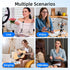 GELRHONR 3.5mm 3.5mm(1/8") 4.9FT Lavalier Microphone, TRRS Plug Invisible Lapel Microphone Wired for Phone, PC, Camera