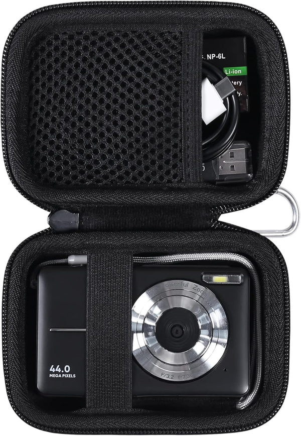 co2CREA Hard Case for Digital Camera, Compatible with VAHOIALD/IWEUKJLO/CAMKORY/BEVLXNIV/PRISIA/Sevenat Kids Video