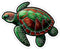 Weatherproof Sea Turtle Sticker Vinyl Decal, Small 4" Waterproof for Water Bottle, Mug, Laptop, Funny Gift ID44990