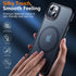 SPIDERCASE iPhone 13/14 Case - Slim, Military-Grade, MagSafe Compatible, Soft Touch, with 2 Tempered Glass Protectors -