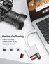 MujuDoler 15 16 3 1 USB C SD Card Reader for iPhone iPad Mac in USB-C Memory Trail Camera Card Adapter with Dual Slots