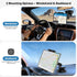 Keuvirya 4.7-12.9" 12.9 360 Heavy Duty Aluminum iPad Suction Mount for Truck Car, Anti-Shake Dashboard Windshield