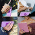 Bling Glitter Phone Grip, Round Cell Phone Ring Holder Stand in Purple for Women, Compatible with Smartphone, Tablet