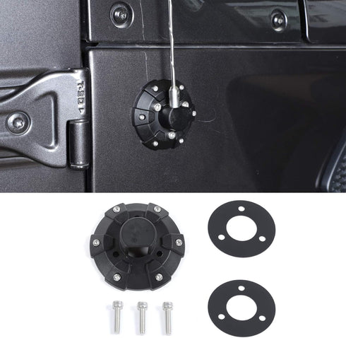 Voodonala Jeep Radio Antenna Base Cover, Fit for Jeep Wrangler 2007-2025+, ABS Black Exterior Accessories