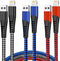 cugunu USB Lightning Cable 3 Pack 6FT, MFi Certified Nylon Braided Fast Charging Cord for iPhone