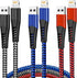 cugunu USB Lightning Cable 3 Pack 6FT, MFi Certified Nylon Braided Fast Charging Cord for iPhone