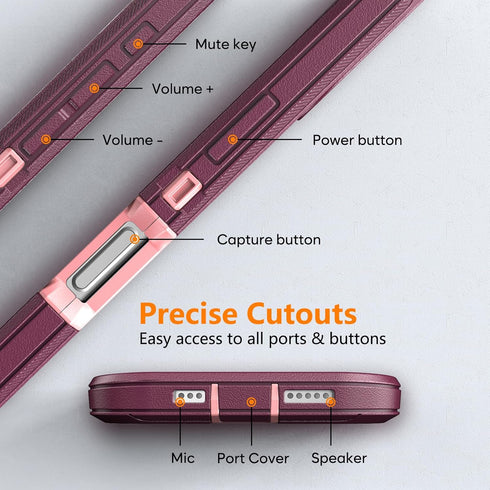 TUTUKII 16 3-Layer 6.1", Compatible with iPhone Case with Screen Protector, Shockproof, Compatible with MagSafe, Drop