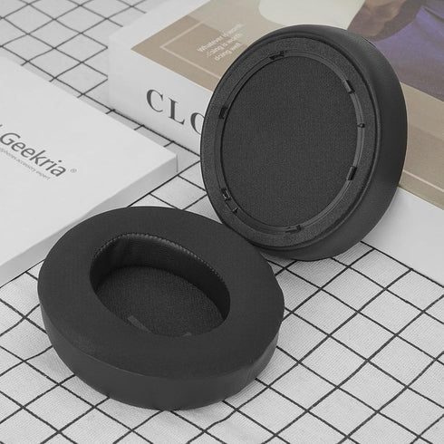 Geekria Sport Cooling-Gel Replacement Ear Pads for Anker Soundcore Life Q45 Headphones (Black)