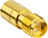 Coaxial Terminators DC to 6GHz RP SMA Female Connector, In-Line RF Coaxial Matched Terminator Pack of 2