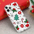 LCHULLE iPhone 15 Pro Christmas Case - Transparent Santa Design, Soft TPU Shockproof Cover for Women, Men, Kids.