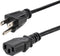 StarTech.com 25ft (7.6m) Computer Power Cord, NEMA 5-15P to C13, 10A 125V, 18AWG,