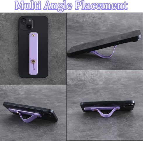Styquenzer 2 Pcs Loop for Phone Case Phone Loop Finger Holder Universal Portable Phones Finger Strap Phones Holder