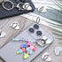 Jxiwfvl 8 PCS Heart Shaped Phone Charm Hooks, Universal Adhesive Metal Cell Phone Finger Ring Grip Hook, Cute Heart