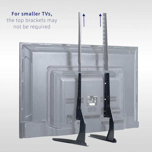 VIVO 22 65 inch STAND-TV00Y Universal Tabletop TV Base Stand for to LCD Flat Screens, Pedestal Replacement Legs VESA