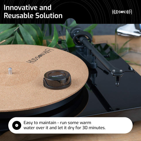 Turntable Stylus Cleaning Gel, Anti-Static & Zero-Dust LP Cartridge Needle Cleaner for Vinyl Records