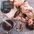 Stock Your Home 6 Piece Vinyl Record Cleaning Kit, Includes Cleaner Spray, Velvet Brush, and Duster Bag