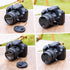 JJC 40.5mm Front Lens Cap Cover with Elastic Anti-Loss Cap Keeper Leash for Sony Cameras