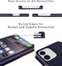 Compatible iPhone 12 Mini Wallet Case - Slim Flip Case with Credit Card Holder, Faux Leather, Magnetic Closure, Desert
