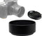 Fotasy Metal 55mm Lens Hood, 55mm Hood Shade, Compatible with Standard Prime Lens with 55mm Filter Thread, Screw-in