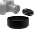 Fotasy Metal 55mm Lens Hood, 55mm Hood Shade, Compatible with Standard Prime Lens with 55mm Filter Thread, Screw-in