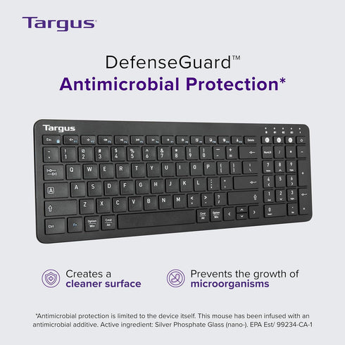 Targus Midsize Multi-Device Bluetooth Keyboard, Compatible with Chrome OS, Windows, macOS, iOS, Android