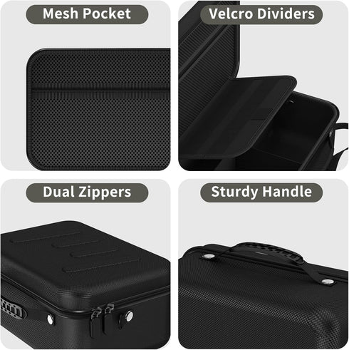 bibuks T7/R50/R100 Hard Shell Camera Case Compatible with Canon EOS Rebel and More DSLR & Mirrorless Cameras Portable