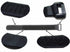 50-PCS Black Hook and Loop Reusable Fastening Cable Tie Down Straps - 0.8" x 8"