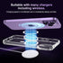 for iPhone 14 Pro Max (5 in 1) MagSafe Shockproof Anti-Drop Cover Case with Anti-Spy Glass Screen Protector, Clear