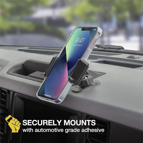 Scosche UH4DVM-SP 2-in-1 CarMount Universal Phone Vent or Dash Mount - Portable and Adjustable with 360 Rotation