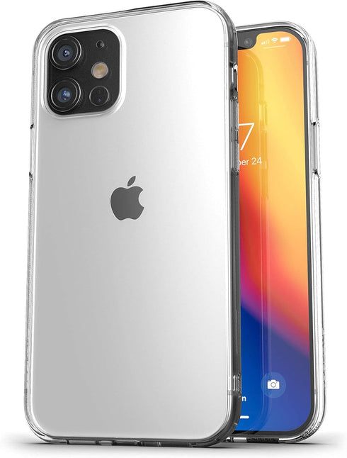 Encased X-Clip Designed for iPhone 12 Mini, Clear Case with Belt Holster