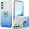 Slim Fit Glitter Case for Galaxy S23 6.1", with 360° Ring Holder Kickstand, Shock-Absorbent Durable Cover for Girls