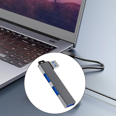 Tuygn USB3.0 1 USB3.0 2 USB2.0 Lightweight Hubs Adapter USB Splitter for Laptops PC with and Port Compactly
