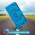 Asuwish Wallet Phone Case for Alcatel Lumos (DALN5023) / Axel (5004R) - Blue Sunflower Leather, Slim Flip, Card Holder,