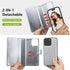 Varikke Detachable Wallet Case for iPhone 12, Fashion Glitter PU Leather with Card Holder, Magnetic Flip Cover