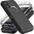 Shop iPhone XR Case: Military Grade 3-in-1 Heavy Duty Shockproof, Drop Proof, Dust Proof + 2 Tempered Glass Protectors